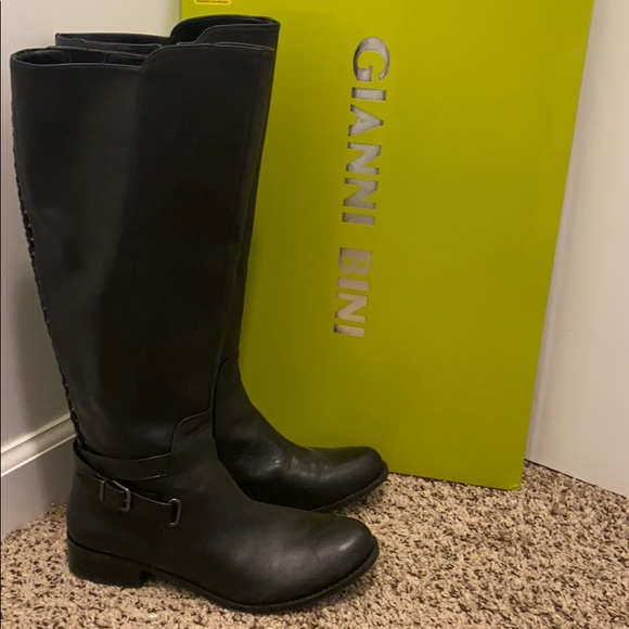 gianni bini tall black boots